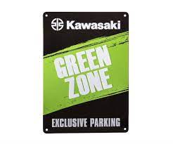 KAWASAKI GREEN ZONE PARKING SIGN
