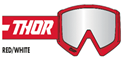 THOR GOGGLE COMBAT YTH RD/WH