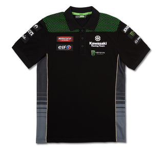 Kawasaki World Super Bike Monster Energy Replica Polo