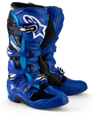 Alpinestars Yamaha Tech 7 Boots Blue Black White