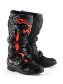 Tech 7 Boots Black Red Fluo