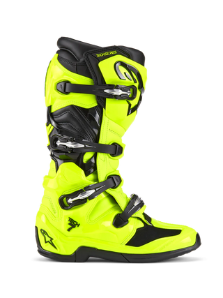 Alpinestars Tech 7 Boots Yellow Flo Black
