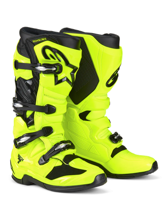 Alpinestars Tech 7 Boots Yellow Flo Black
