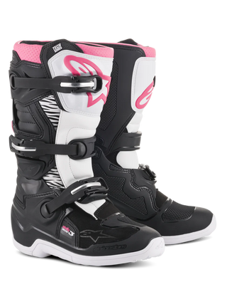 Alpinestars Stella Tech 3 Boots Black White Pink