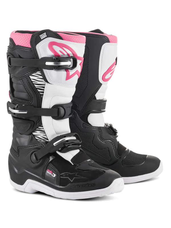Alpinestars Stella Tech 3 Boots Black White Pink