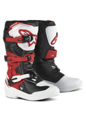 Alpinestars Youth Tech 3S Boots White/Black/Bright Red