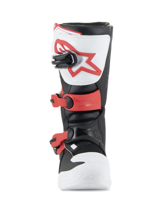 Alpinestars Youth Tech 3S Boots White/Black/Bright Red