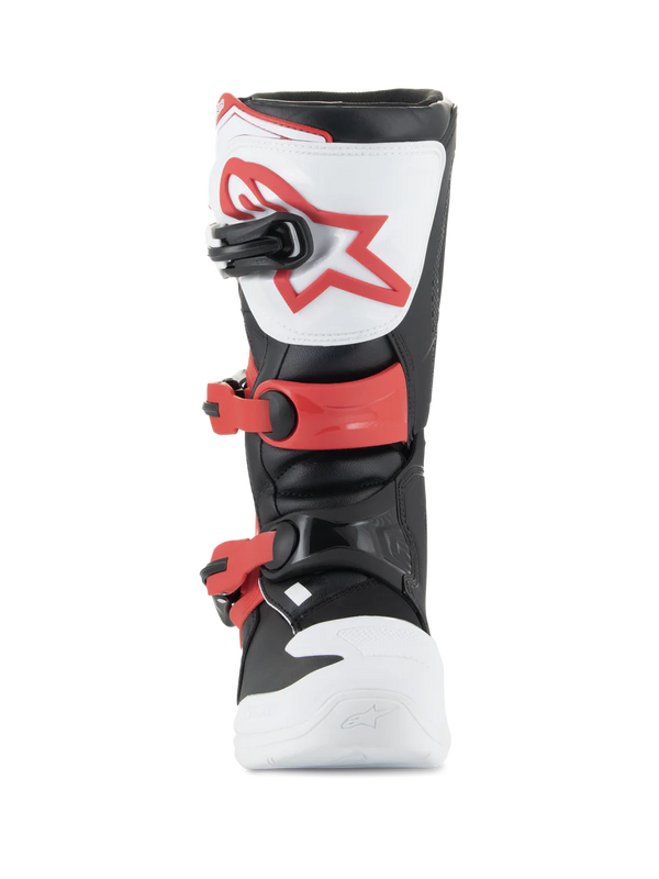 Alpinestars Youth Tech 3S Boots White/Black/Bright Red