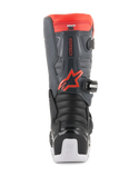 Alpinestars Youth Tech 7S Boots Black Dark Gray Red Fluo