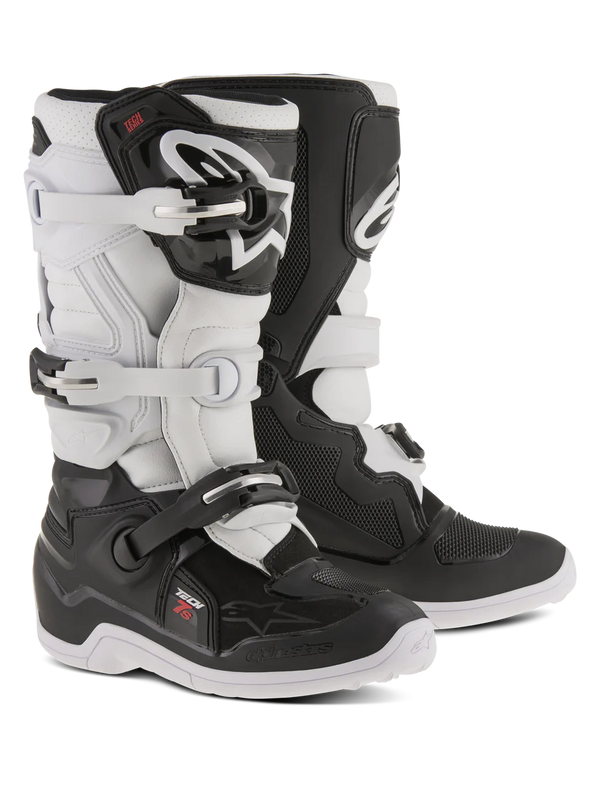 Alpinestars Youth Tech 7S Boots Black White