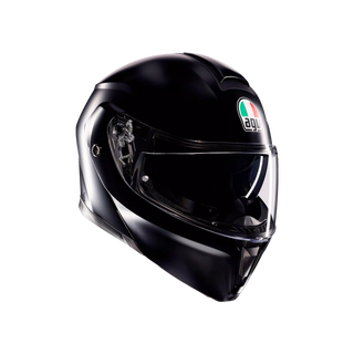 AGV STREETMODULAR MONO MATT BLACK - MOTORBIKE FLIP UP HELMET E2206