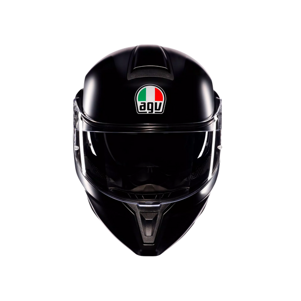 AGV STREETMODULAR MONO MATT BLACK - MOTORBIKE FLIP UP HELMET E2206