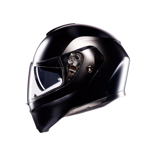 AGV STREETMODULAR MONO MATT BLACK - MOTORBIKE FLIP UP HELMET E2206