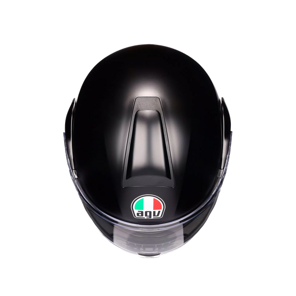 AGV STREETMODULAR MONO MATT BLACK - MOTORBIKE FLIP UP HELMET E2206