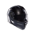 AGV STREETMODULAR RESIA MATT BLACK/GREY - MOTORBIKE FLIP UP HELMET E2206