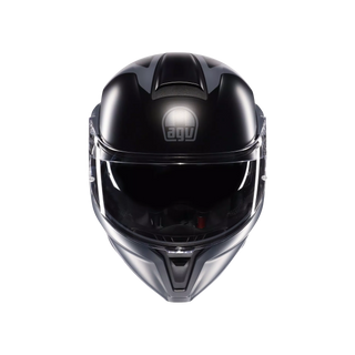 AGV STREETMODULAR RESIA MATT BLACK/GREY - MOTORBIKE FLIP UP HELMET E2206