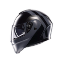 AGV STREETMODULAR RESIA MATT BLACK/GREY - MOTORBIKE FLIP UP HELMET E2206
