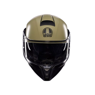 AGV STREETMODULAR MONO MATT PASTELLO GREEN/BLACK - MOTORBIKE FLIP UP HELMET E2206