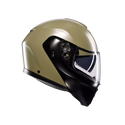 AGV STREETMODULAR MONO MATT PASTELLO GREEN/BLACK - MOTORBIKE FLIP UP HELMET E2206