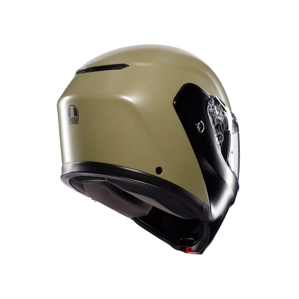 AGV STREETMODULAR MONO MATT PASTELLO GREEN/BLACK - MOTORBIKE FLIP UP HELMET E2206
