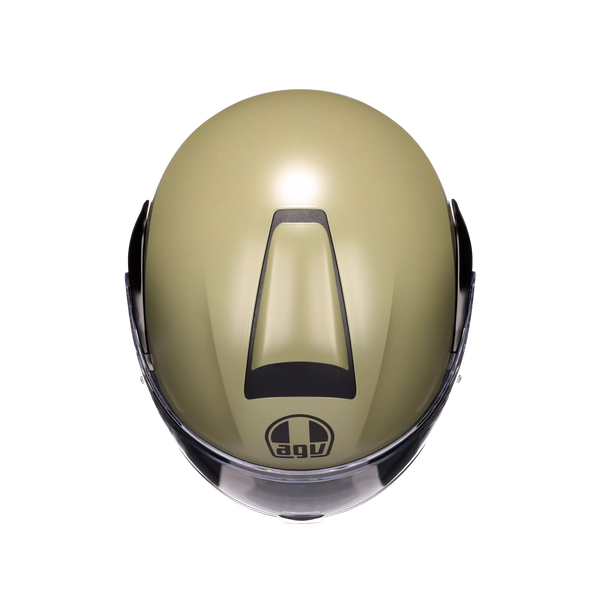 AGV STREETMODULAR MONO MATT PASTELLO GREEN/BLACK - MOTORBIKE FLIP UP HELMET E2206