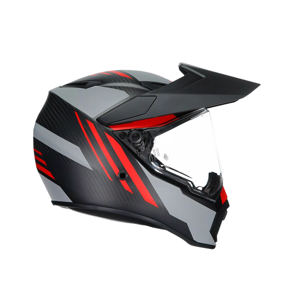 ALPINESTARS AX9 REFRACTIVE ADV MATT CARBON/RED