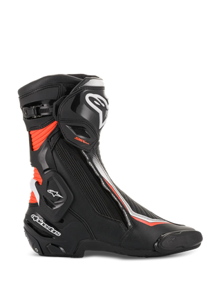 Alpinestars SMX Plus V2 Boots Black White Red Fluo