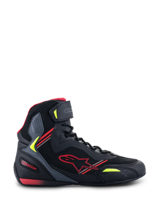 Alpinestars Faster-3 Rideknit® Shoes Black/Red/Yellow/Fluo