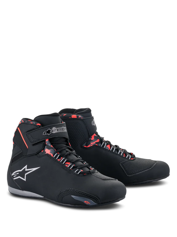 ALPINESTARS Sektor Waterproof Shoes Black/Dark/Gray/Red Fluo