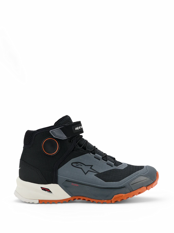 Alpinestars CR-X Drystar® Riding Shoes Black Dark Gray Rust