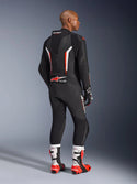 Alpinestars GP Force V2 Leather Suit Black White Red Fluo