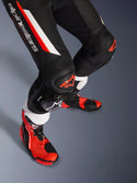 Alpinestars GP Force V2 Leather Suit Black White Red Fluo