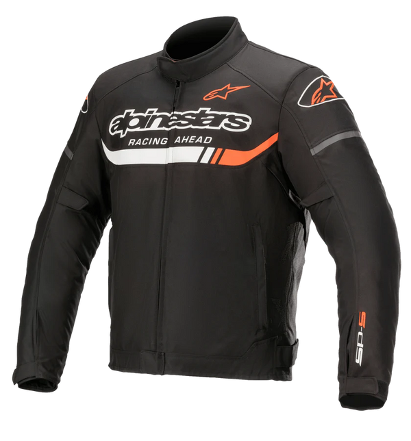 Alpinestars T-SP S Ignition Waterproof Jacket Black/White/Red Fluo