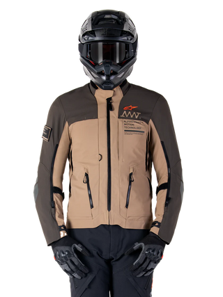 Alpinestars AMT-8 Stretch Drystar® XF Jacket Dark Brown Dark Khaki