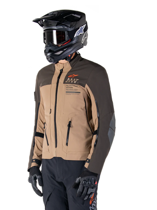 Alpinestars AMT-8 Stretch Drystar® XF Jacket Dark Brown Dark Khaki
