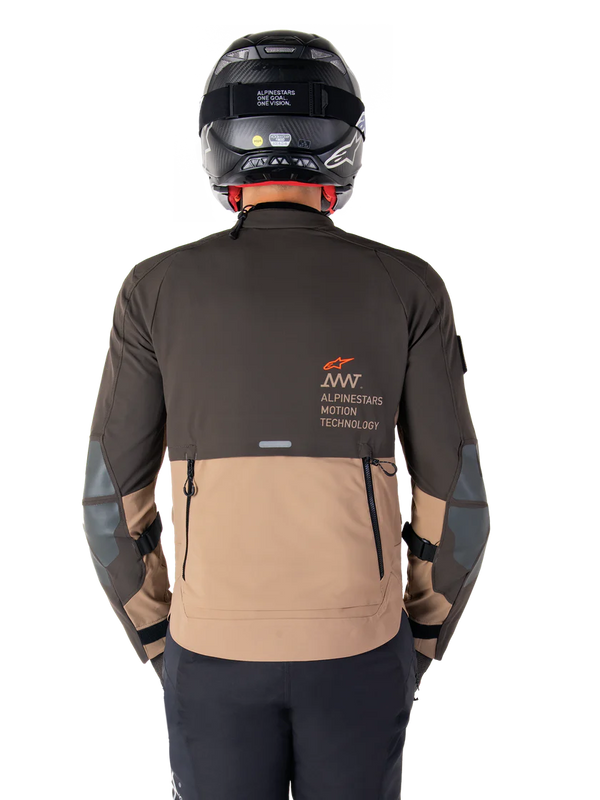 Alpinestars AMT-8 Stretch Drystar® XF Jacket Dark Brown Dark Khaki