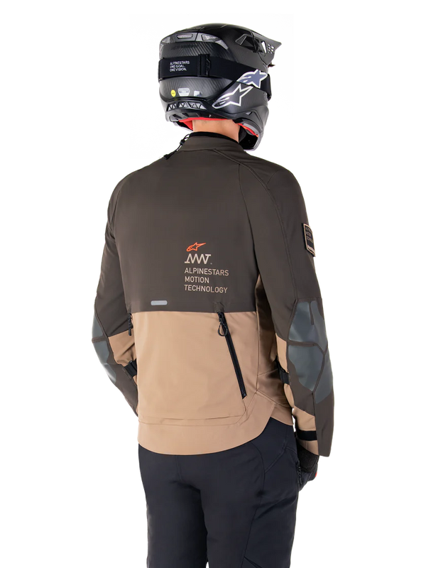 Alpinestars AMT-8 Stretch Drystar® XF Jacket Dark Brown Dark Khaki