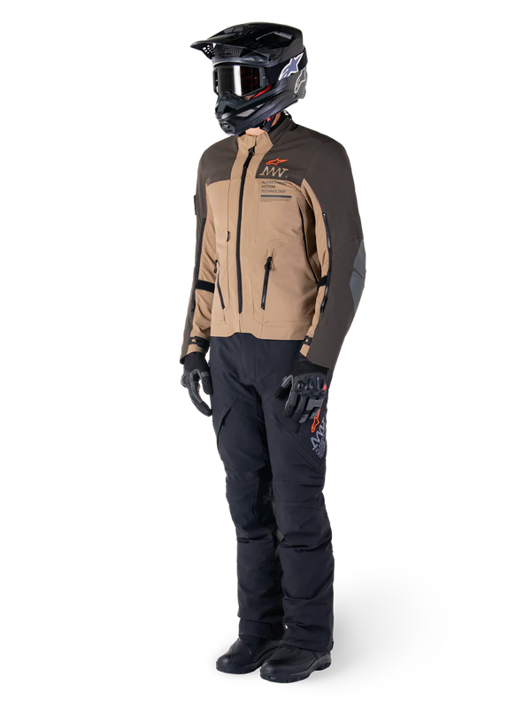 Alpinestars AMT-8 Stretch Drystar® XF Jacket Dark Brown Dark Khaki