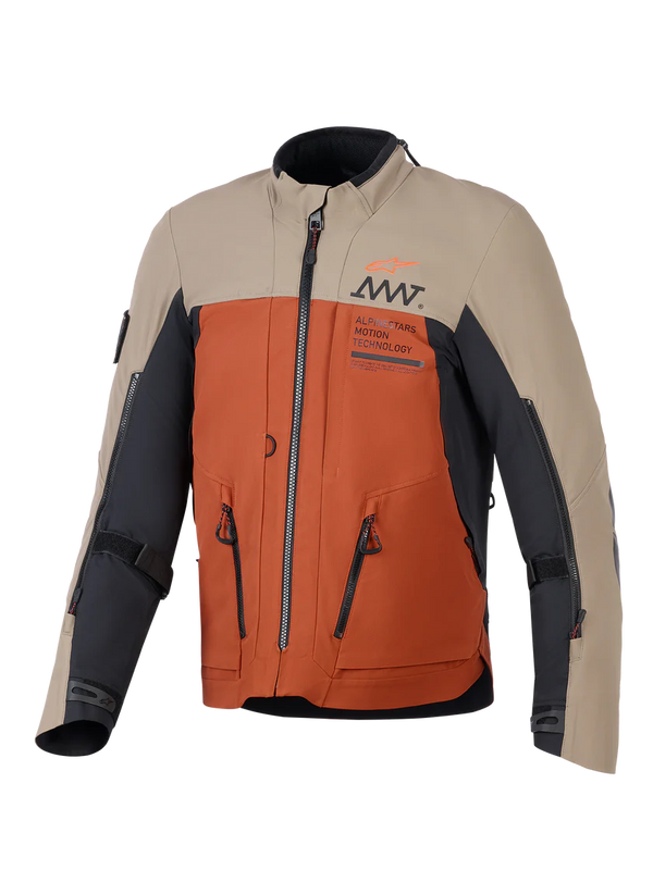 Alpinestars AMT-8 Stretch Drystar® XF Jacket Walnut Rust Black