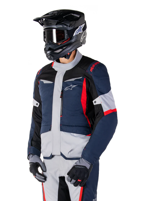 Alpinestars ST-1 Waterproof Jacket Dark Blue Black Bright Red