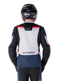 Alpinestars ST-1 Waterproof Jacket Dark Blue Black Bright Red
