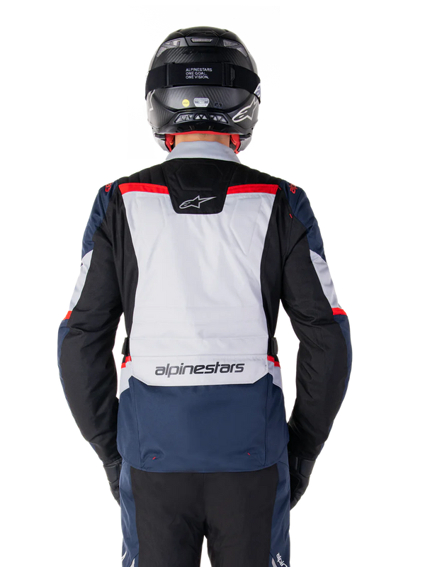 Alpinestars ST-1 Waterproof Jacket Dark Blue Black Bright Red