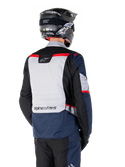 Alpinestars ST-1 Waterproof Jacket Dark Blue Black Bright Red