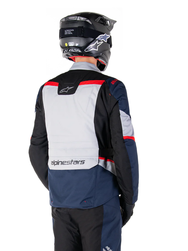 Alpinestars ST-1 Waterproof Jacket Dark Blue Black Bright Red