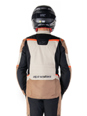 Alpinestars ST-1 Waterproof Jacket Dark Khaki Sand Black Red Fluo