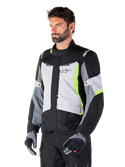 Alpinestars ST-1 Waterproof Jacket Ice Gray Black Yellow Fluo