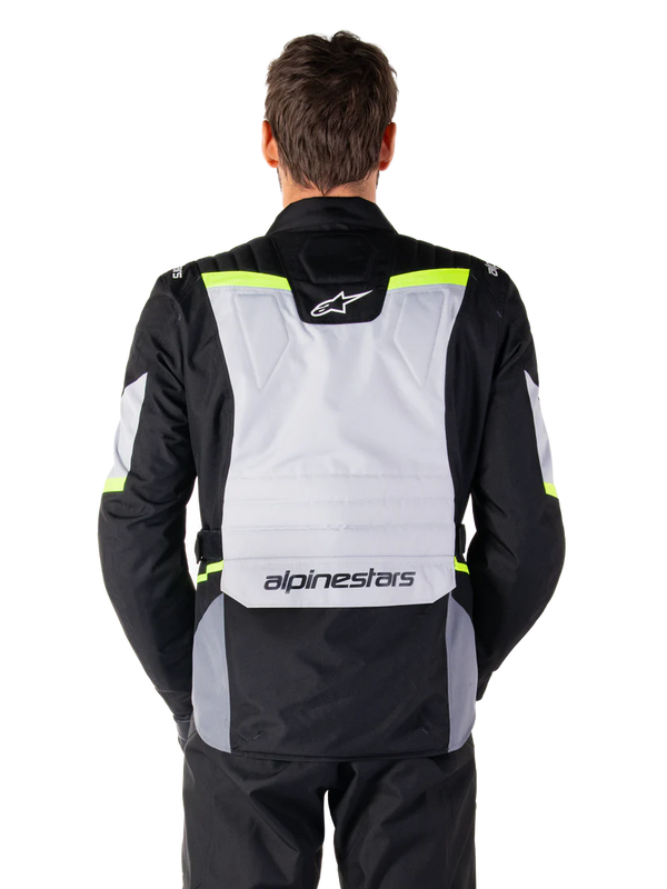 Alpinestars ST-1 Waterproof Jacket Ice Gray Black Yellow Fluo