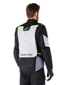 Alpinestars ST-1 Waterproof Jacket Ice Gray Black Yellow Fluo