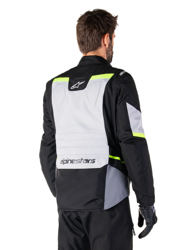 Alpinestars ST-1 Waterproof Jacket Ice Gray Black Yellow Fluo