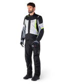 Alpinestars ST-1 Waterproof Jacket Ice Gray Black Yellow Fluo